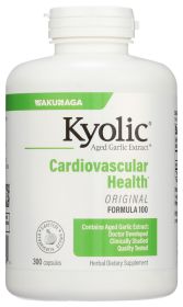 KYOLIC: Formula 100 Cardiovascular Aged Garlic Extract Original Formula, 300 Capsules