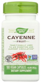 NATURES WAY: Cayenne Pepper 40,000 SHU/g, 100 vc