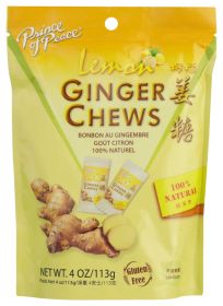 PRINCE OF PEACE: Lemon Ginger Chews, 4 oz