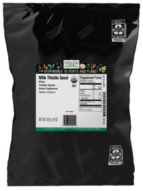 FRONTIER COOP: Whole Milk Thistle Seed, 16 oz