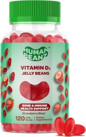 HUMAN BEANZ: Adult Vitamin D Beans, 120 ea