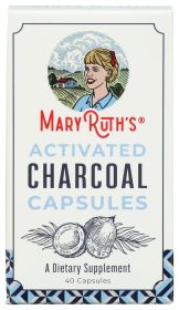 MARYRUTHS: Activated Charcoal Capsules, 40 vc