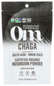 OM ORGANIC MUSHROOM NUTRITION: Chaga The Mushroom of Youth, 100 gm