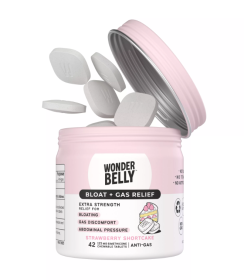 WONDERBELLY: Strawberry Shortcake Bloat Gas Relief, 42 tb