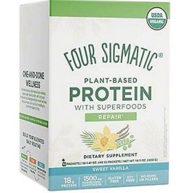 FOUR SIGMATIC: Protein Powder Vanilla, 14.1 oz