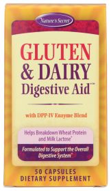 NATURES SECRET: Gluten and Dairy Digestive Aid, 50 cp