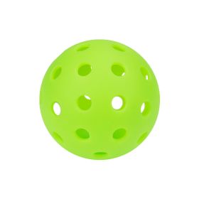 74mm40 Well Plastic Pickleball (Color: Green)