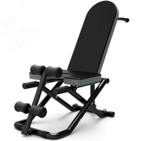 Deluxe Back Pain Inversion Therapy Table (Color: BLACK)