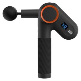 Massage Gun USB Rechargeable Massage Angle Rotatable (Option: Orange Black-USB)