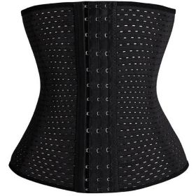 Waist trainer shapers waist trainer corset Slimming Belt Shaper body shaper slimming modeling strap Belt Slimming Corset ssy20 (Color: ssy20hei, size: S)