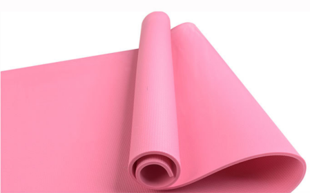 Super Soft EVA Fitness Composite Mat Yoga Mat 4mm 6mm (Color: Red)