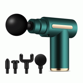 USB Mini Massage Fitness Equipment Neck Cream Grab (Option: BX720 Green-6 Gear Button 1200mAh)