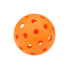 74mm40 Well Plastic Pickleball (Color: Orange)